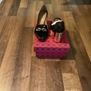 Tory Burch block heel shoes